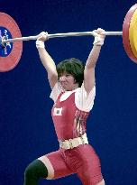 Japan's Niyanagi earns 7th in women's weightlifting